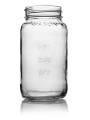 25 oz(750ml) Mason Jar Clear Glass Square Regular Mouth 70/450 (70G) Neck