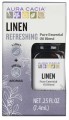 Linen Refreshing Essential Oil Blend .25 fl oz (7.4ml) Boxed Aura Cacia