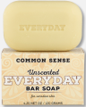 Everyday Unscented Sensitive Skin Bar Soap 4.25 oz(120g) Common Sense Farm