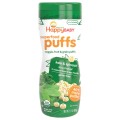 Superfood Puffs Organic Grain Snack Kale & Spinach 2.1 oz(60g) Happy Baby Organics
