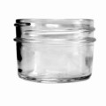 4 oz Tapered Jelly Mason Jars x 12 (no lids)