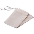 Cotton Muslin Culinary Drawstring Bag 3x5