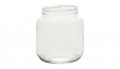 64 oz Clear Glass Jars Squat Wide-Mouth 110/400 6/Case
