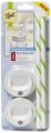 Mason Jar Sip & Straw Lids & Large Straws 4-Pk Drinkware Series Ball