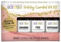 Holiday Kit 3 Essential Oils Kit (0.25 fl oz/7.4 ml each) Aura Cacia