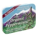 Peppermints Fresh Breath Mints Organic 1.5 oz(43g) Tin St. Clare's Organics