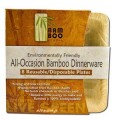 Bamboo Studio Square Plates 5" 8/Pack