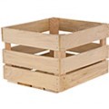 Crates Wooden Poplar/Unfinished 1/2 Bushel or 1 Bushel Capacity
