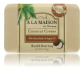 Coconut Creme Bar Soap 8.8 oz A La Maison de Provence
