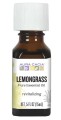 Lemongrass Revitalizing Pure Essential Oil .5 fl oz (15 ml) Aura Cacia