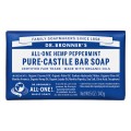 Pure Castile Bar Soap All-One Hemp Peppermint Organic 5 oz (140g) Dr. Bronner's