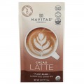 Cacao Latte Plant-Based Superfood Organic Drink Mix 0.42 oz x 10 Pack Navitas Organics