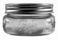 8 oz Elite Platinum Mason Jar Widemouth w/2-PC Lids Ball 4/Pack