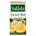 Green Tea Fruit Infusions Lemon Ginger 20 Bags Salada