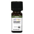 Bergamot Essential Oil Organic .25 fl oz 7.4 ml) Aura Cacia