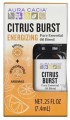 Citrus Burst Energizing Essential Oil Blend 0.25 fl oz (7.4ml) Boxed Aura Cacia