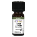 French Lavender Pure Essential Oil Organic .25 fl oz (7.4 ml) Aura Cacia