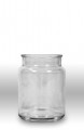 5 oz Apothecary Glass Jar with Metal Rust Handle Cap