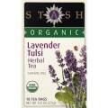 Lavender Tulsi Herbal Tea Organic 18 Tea Bags Stash