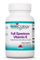 Full Spectrum Vitamin K 90 softgels Nutricology
