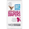 Disposable Doggie Diapers for X Small/Small/Medium Dogs Out!