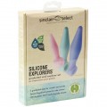 Silicone Explorers Graduated Anal Plug Set of 3 Sizes Sinclair Institute Select