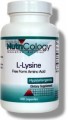 L-Lysine Free Form Amino Acid 500mg 100 VegCaps  NutriCology