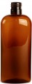 8 oz Amber PET Cosmo Oval Bottles 24/415 Closure NOT Included