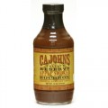 Private Reserve Apple Wood Smoked Bourbon Chipotle Barbeque Sauce 16 fl oz CaJohns