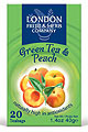 Green Tea & Peach Infusion 20 Bags London Fruit & Herb CLOSEOUT