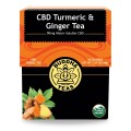 CBD Turmeric Ginger 90mg CBD Tea Blend Organic 18 Bags Buddha Teas