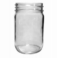 12 oz/360ml Clear Glass Canning Jars Regular Mouth 70G x 12 (no lids) 
