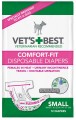 Comfort-Fit Disposable Female Diapers 12-Pack Vet's Best