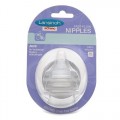 Fast-Flow Silicone Nipples 2-Pk BPA-Free mOmma/Lansinoh