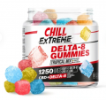 Chill Plus Extreme Gummies 1250mg (1000mg Delta-8 + 250mg CBD) Tropical Mix 50-CT 8 oz