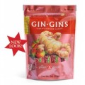 Gin Gins Chewy Ginger Candy Spicy Apple 3 oz The Ginger People