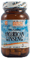 Ginseng American Raw Herb 60 Vegetarian Capsules LA Naturals