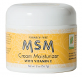 MSM Skin Enhancing Cream Moisturizer with Vitamin E 2 oz(56g) At Last Naturals
