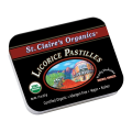 Licorice Pastilles Herbal Sweets Organic 1.5 oz(43g) Tin St. Clare's Organics