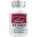 Resbid NAC N-Acetyl L-Cysteine Acetylcysteine Sustained-Release 500mg 60 Caps Ecological Formulas