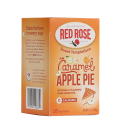 Sweet Temptations Black Tea Flavored Caramel Apple Pie 18 Tea Bags Red Rose