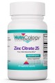 Zinc Citrate 25 Mg 60 Vegetarian Caps Nutricology