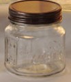 8 oz Richard's Square Mason Glass Jars 12/Case NO Caps