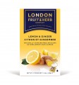 Lemon & Ginger Herbal Tea Infusion 20 Tea Bags London Fruit & Herb
