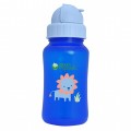 Aqua Baby Bottle 12 months+ 10 oz Royal Blue w/Lion Green Sprouts