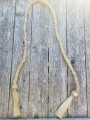 Natural Woven Rope with Tassels 52" Long