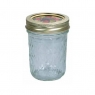 12 oz Quilted Crystal Jelly Mason Jars with Lids/Bands x 12 Ball