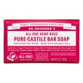 Pure Castile Bar Soap All-One Hemp Rose Organic 5 oz (140g) Dr. Bronner's