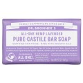 Pure Castile Bar Soap All-One Hemp Lavender Organic 5 oz (140g) Dr. Bronner's