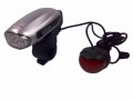 PowerPlus LED Bicycle Lights Hand-Crank Powered